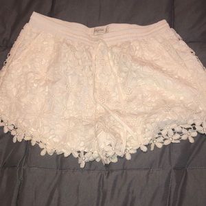 Abercrombie and Fitch lace shorts